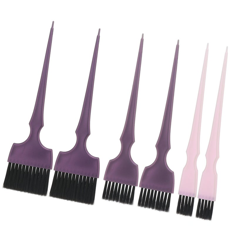 Segbeauty 6pcs Professional Hairdressing Brush Set - Tinting Brushes, Color Applicator Brushes for Hair Dyeing, Balayage, and Styling - Image 3