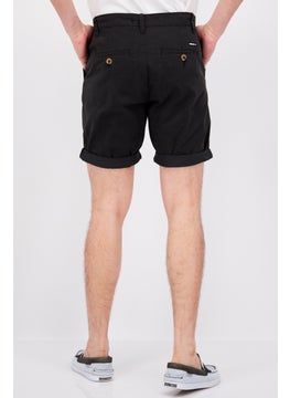 Threadbare Men Solid Chino Short, Black  - Image 3