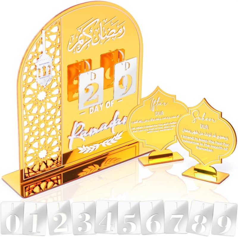 EUBUY Ramadan Advent Calendar 2026 - Acrylic Countdown for Islamic Holiday - Image 1