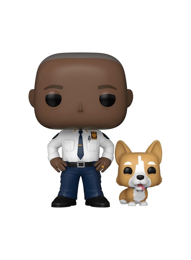 Funko POP&Buddy: Brooklyn Nine Nine - Captain Ray Holt with Cheddar - Collectable Vinyl Figure - Gift Idea - Official Merchandise - for Kids & Adults - TV Fans - Model Figure for Collectors - Image 2