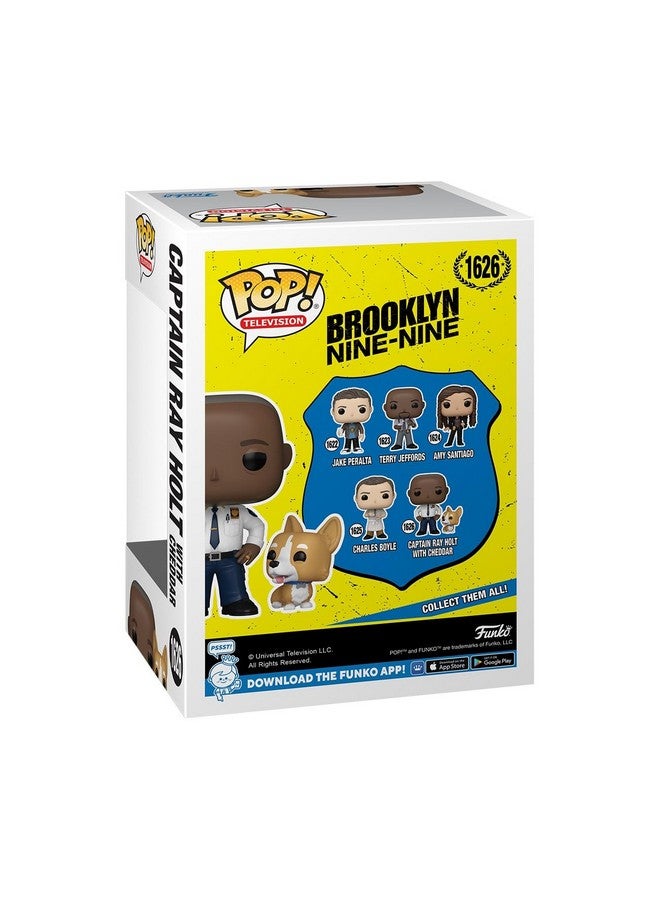 Funko POP&Buddy: Brooklyn Nine Nine - Captain Ray Holt with Cheddar - Collectable Vinyl Figure - Gift Idea - Official Merchandise - for Kids & Adults - TV Fans - Model Figure for Collectors - Image 3