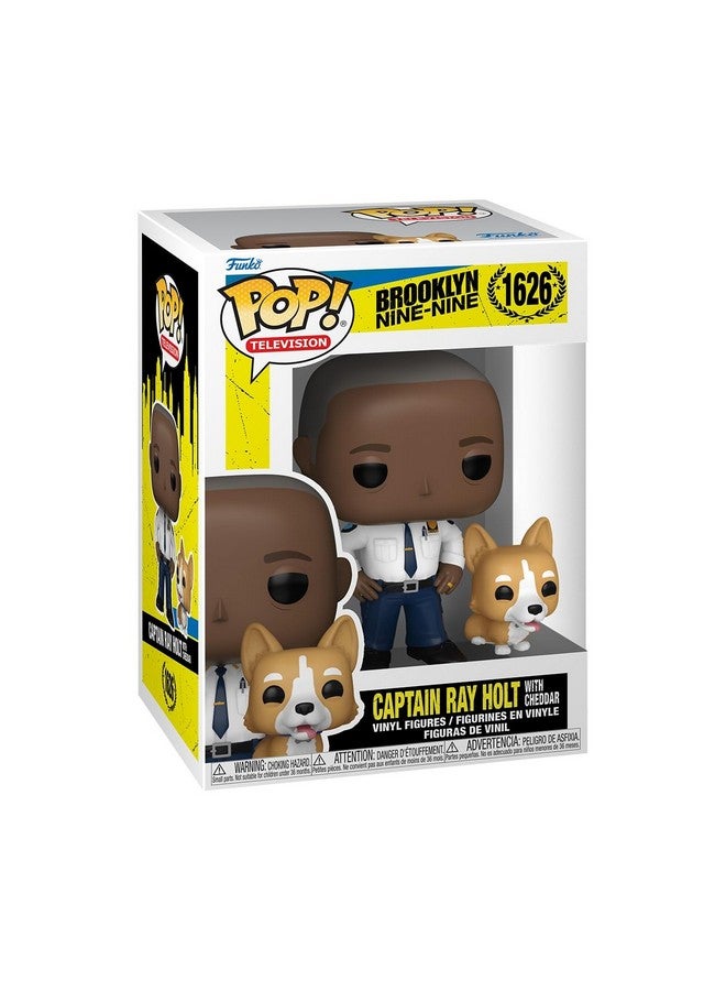 Funko POP&Buddy: Brooklyn Nine Nine - Captain Ray Holt with Cheddar - Collectable Vinyl Figure - Gift Idea - Official Merchandise - for Kids & Adults - TV Fans - Model Figure for Collectors - Image 1
