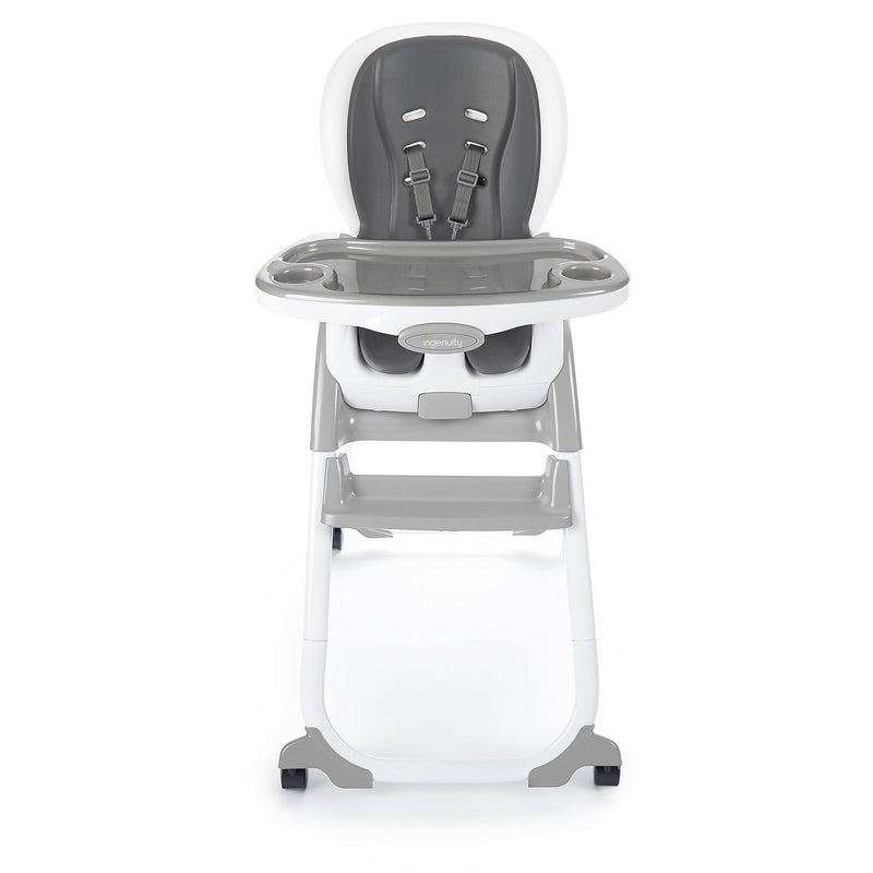 Ingenuity SmartClean Trio Elite 3-in-1 Convertible Baby High Chair, Toddler Chair, and Dining Booster Seat, For Ages 6 Months and Up, Unisex - Slate - Image 1