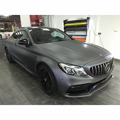 COSMOS STAR™ Vinyl Wrap Sheet for Car & Bike Self Adhesive Wrap Sticker and Decal Roll Film for Auto Vehicle Motorcycle (2 Feet by 4 Feet, Matte Dark Grey Wrap) - Image 2
