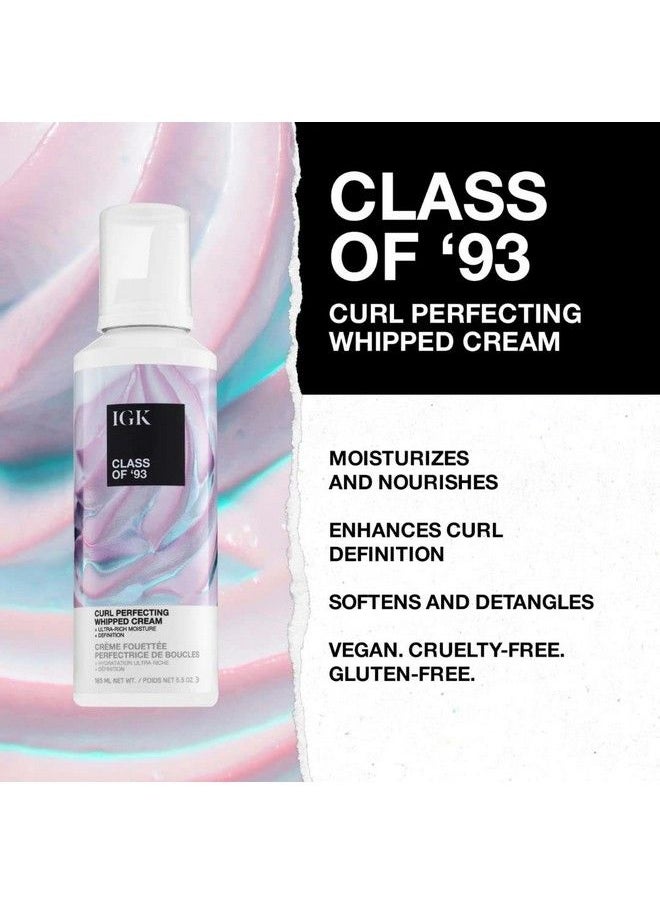 iGK Class Of ’93 Curl Perfecting Whipped Cream | Moisture + Definition + Softens | Vegan + Cruelty Free | 5.5 Oz  - Image 4