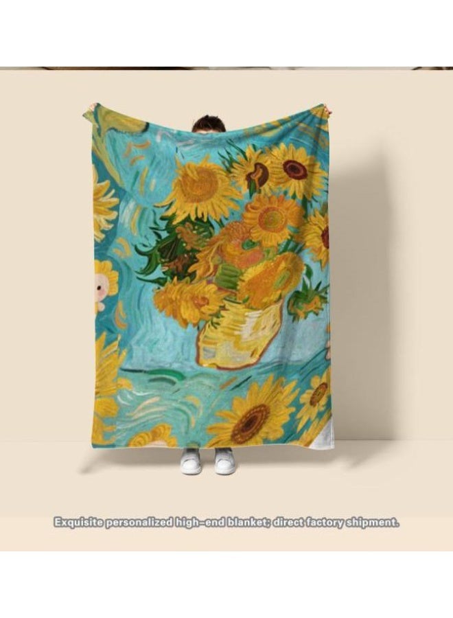 عام بطانية رقيقة من الفانيلا الكرتونية للأطفال والرضع (دافئة ومريحة، ومناسبة للنوم والألعاب) 70 سم * 100 سم - Image 3