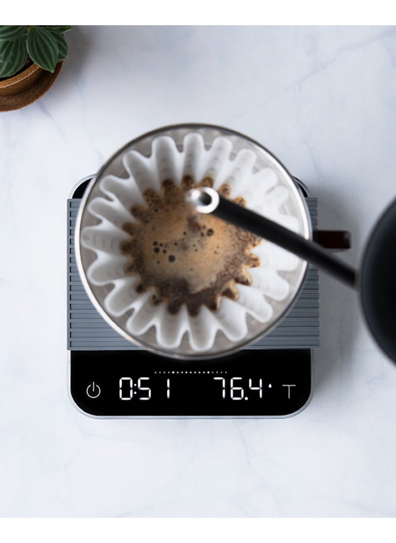 acaia - Pearl Coffee Scale - With Built-in Flow-Rate Indicator, USB-C charging, and Brighter Display for sunlight readability- Pitch Black - Image 1