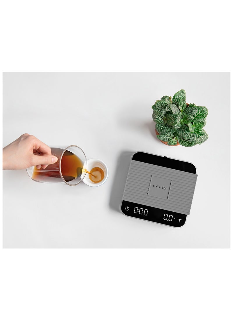 acaia - Pearl Coffee Scale - With Built-in Flow-Rate Indicator, USB-C charging, and Brighter Display for sunlight readability- Pitch Black - Image 1
