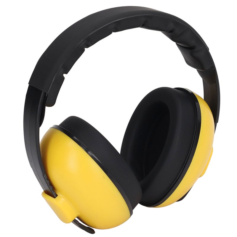 Earmuffs Noise Reduction Sound Blocking Hearing Protection Comfortable Wearing Ear Muffs NRR 31DB Yellow - Image 2