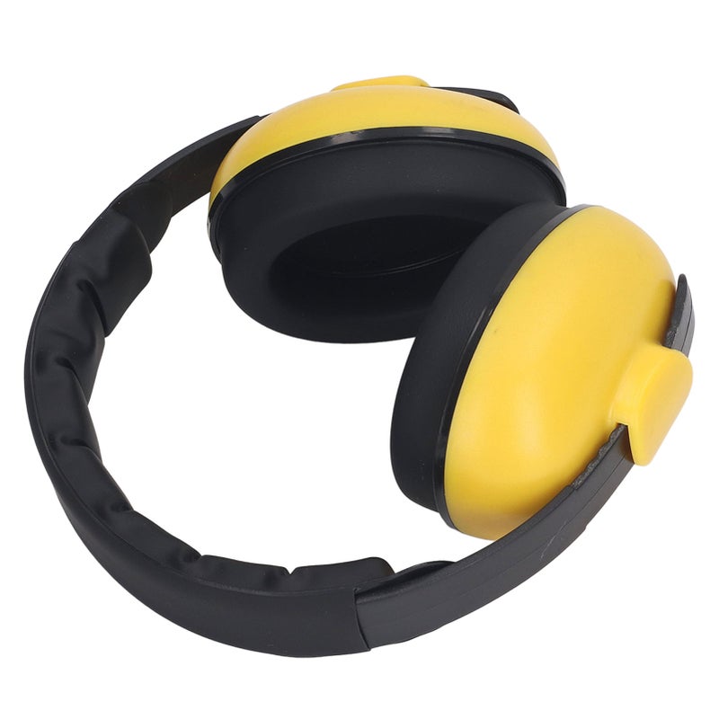 Earmuffs Noise Reduction Sound Blocking Hearing Protection Comfortable Wearing Ear Muffs NRR 31DB Yellow - Image 1