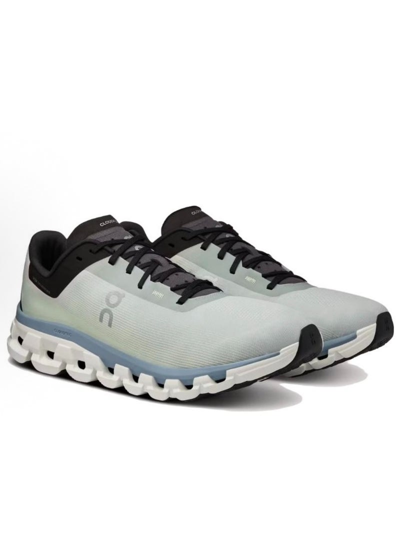 ON cloud flow 4 casual sneakers gray blue white black  - Image 1