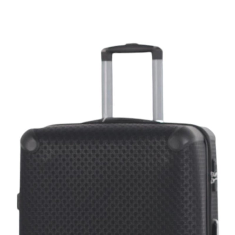 Aviator Luxury and secure 5-piece luggage set (3 trolleys + 2 handbags) with leather covering and shatterproof design - Image 3