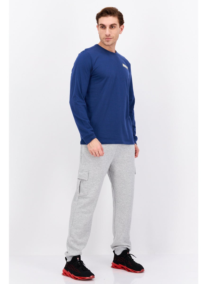 Hurley - Men Sportswear Fit Brand Logo Training T-Shirt, Navy Combo - Image 1