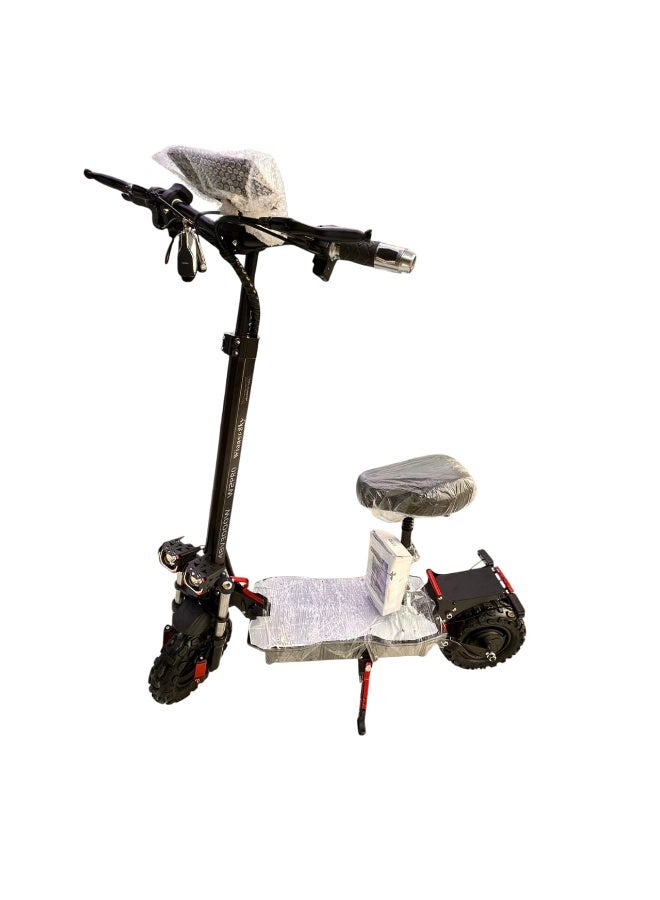 وينر سكوتر كهربائي عالي الأداء للبالغين مزود ببطارية 48 فولت، وفرامل قرصية مزدوجة ونظام تعليق - Image 1