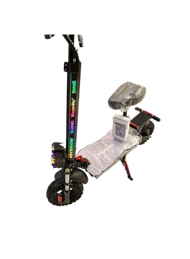 وينر سكوتر كهربائي عالي الأداء للبالغين مزود ببطارية 48 فولت، وفرامل قرصية مزدوجة ونظام تعليق - Image 2