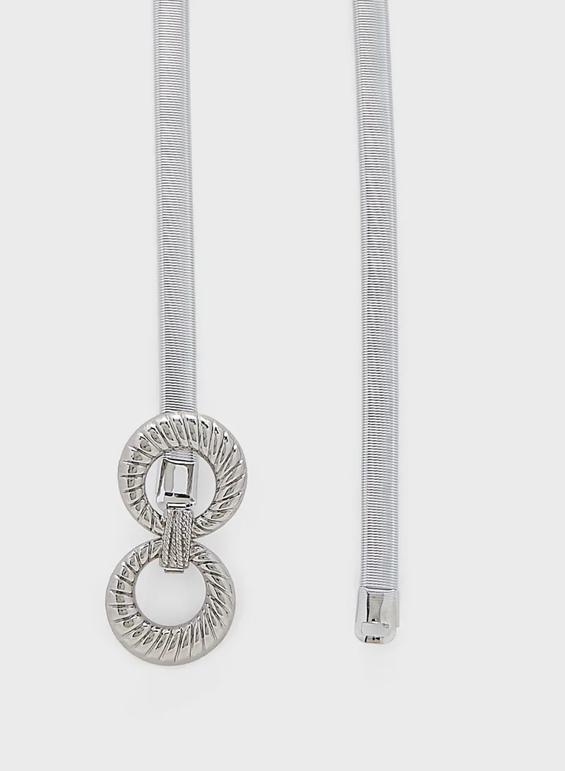 Ella Limited Edition Double Buckle Chain Belt