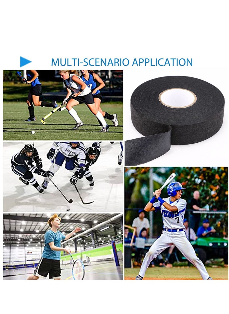Generic - Hockey Tape, 1" x 27 Yard Adhesive Cloth Tape, Hokey Stick Blade Handle Shaft Bat Sports Tape, Non-Slip Grip Wrap for Ice Hockey, Field Hockey, Roller Hockey, Lacrosse - Image 1