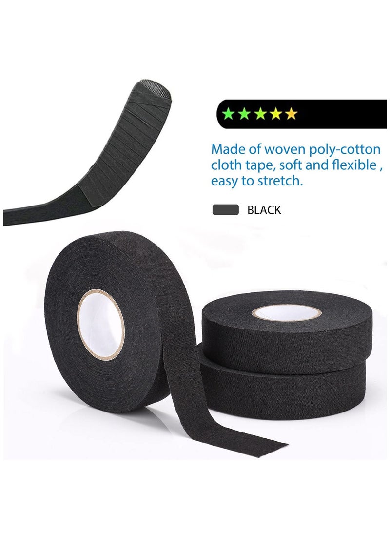 Generic - Hockey Tape, 1" x 27 Yard Adhesive Cloth Tape, Hokey Stick Blade Handle Shaft Bat Sports Tape, Non-Slip Grip Wrap for Ice Hockey, Field Hockey, Roller Hockey, Lacrosse - Image 1