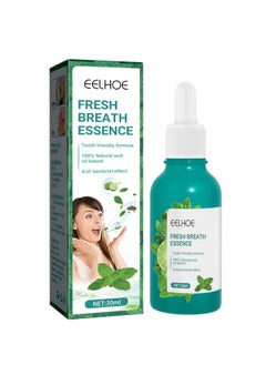 EELHOE Bad Breath Treatment for Adults – Dry and Bad Mouth Smell Removing Drops – Easy to Carry and Handy Fresh Breath Oil-serum, 30 ml  - Image 1