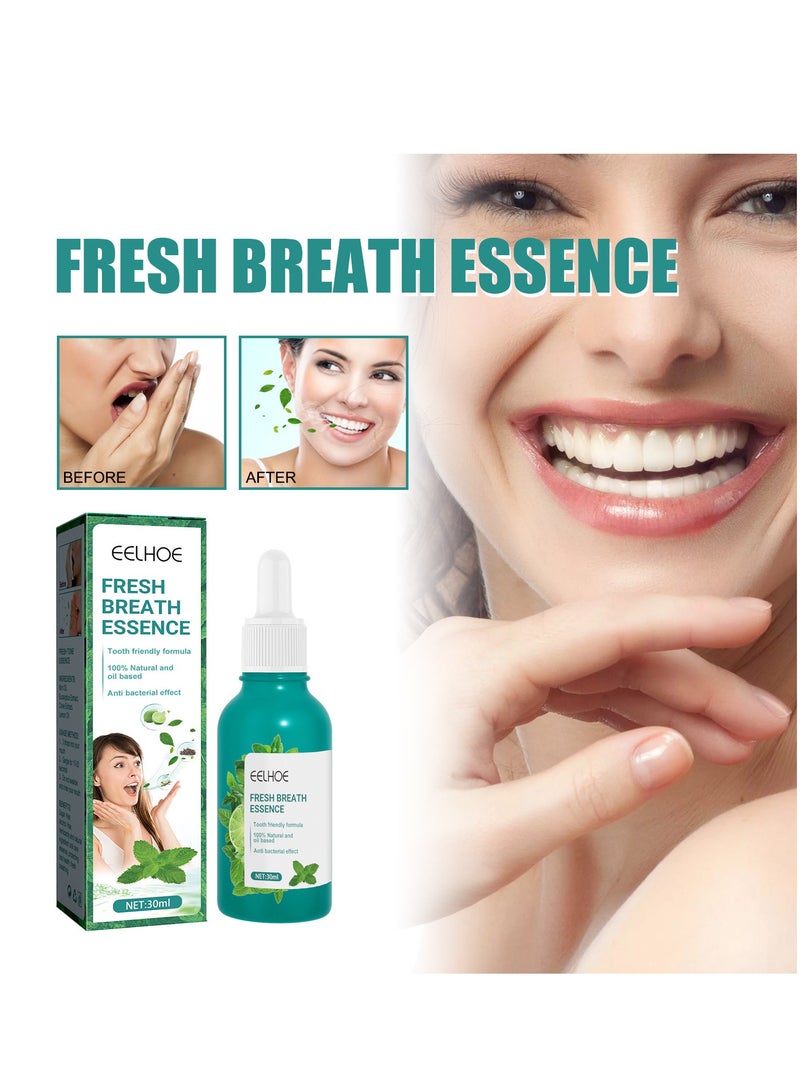 EELHOE Bad Breath Treatment for Adults – Dry and Bad Mouth Smell Removing Drops – Easy to Carry and Handy Fresh Breath Oil-serum, 30 ml - Image 2