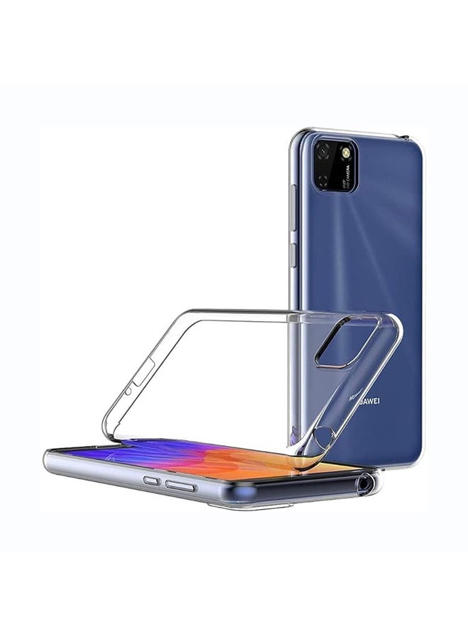 O Ozone Clear Classic Case Compatible With Huawei Y5p| Transparent Shockproof Soft TPU Back Cover | Slim Lightweight Anti-Yellow Protective Phone Case - Image 2