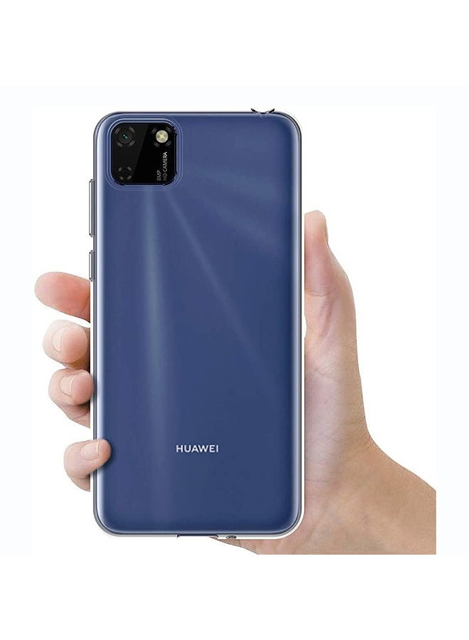 O Ozone Clear Classic Case Compatible With Huawei Y5p| Transparent Shockproof Soft TPU Back Cover | Slim Lightweight Anti-Yellow Protective Phone Case - Image 3