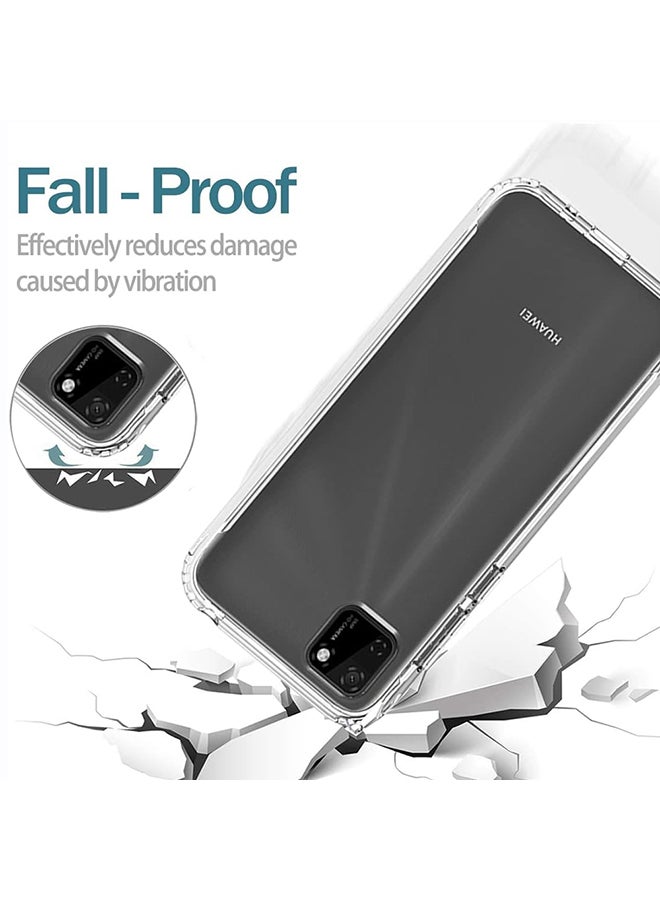 O Ozone Clear Classic Case Compatible With Huawei Y5p| Transparent Shockproof Soft TPU Back Cover | Slim Lightweight Anti-Yellow Protective Phone Case - Image 4