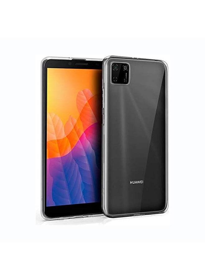 O Ozone Clear Classic Case Compatible With Huawei Y5p| Transparent Shockproof Soft TPU Back Cover | Slim Lightweight Anti-Yellow Protective Phone Case - Image 1