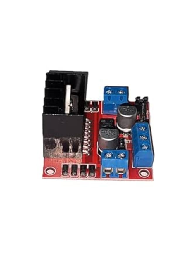 L298N Dual H-Bridge Motor Driver Module, 5-35V DC, 2A Per Channel for UNO and Robotics Projects