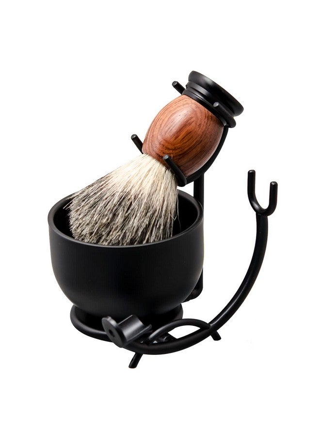 Grandslam Randslam Shaving Straight Razor Kit Steel Cutthroat Straight Razor With Leather Strop Shaving Brush Stainless Steel Shaving Bowl And Stand Shaving Soap Gift For Men - Image 4