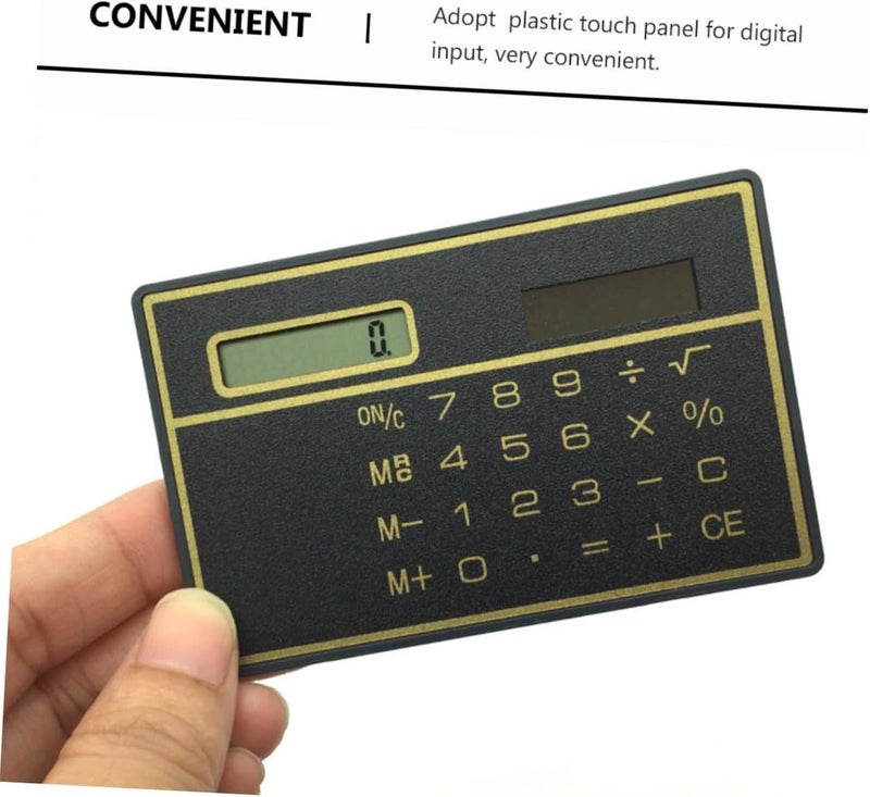 Solar Power Mini Calculator Ultra Thin Portable Design Handheld Digital Calculators for Students Office School Supplies Energy Saving - Image 2