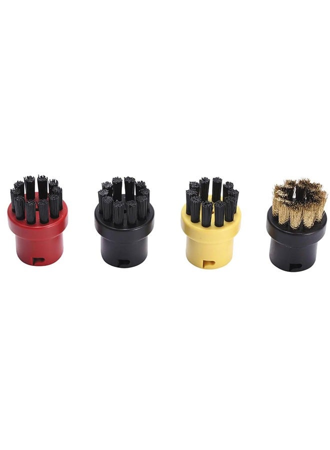 4 Pcs Steam Cleaner Round Brush Set, ABS+Nylon Long-Lasting, Replacement for SC1-SC7/CTK10, Random Color, Removes Dirt & Maintains Efficiency - Image 3