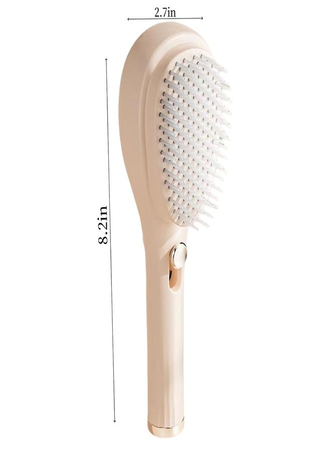 minitul Self-Cleaning New Hairbrush,2 in 1 Comb,Telescopic Self Cleaning Brush, One-Click Cleaning Comb,One Pull Clean Hairbrush,Self Clean Hair Brush (1PCS),multi color - Image 2