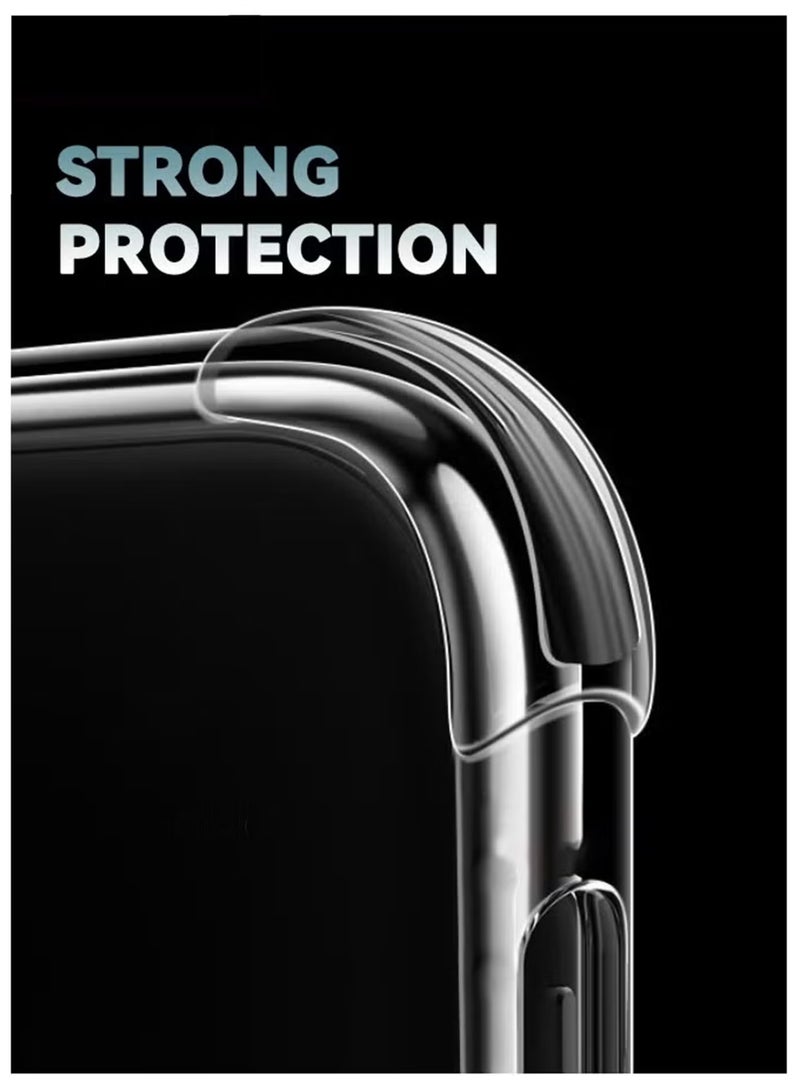 ولديك جراب Samsung Galaxy A07 نحيف ومرن من مادة TPU مع وسادة هوائية مطاطية لامتصاص الصدمات واقي شاشة زجاج مقوى مقاوم للخدوش حماية يومية للهاتف المحمول استخدام يومي وسفر هدايا مثالية لجميع المستخدمين - Image 3