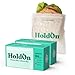 HoldOn Zipseal Sandwich Bags Compostable PFOAFree BPAFree FoodSafe Zip Seal Food Storage Bags With Secure Seal for Home Travel Freezersafe 2Pack 200 bags total - Image 1