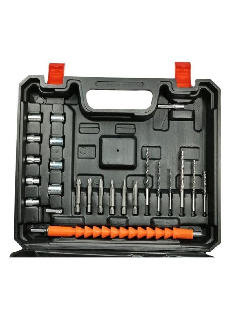 Roxon - ROXON (RX21VCD) 21V Cordless Impact Screwdriver Drill Machine With Tool Kits - Image 1