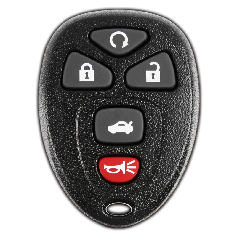 KeylessOption Key Fob Replacement for 2004 2005 2006 2007 2008 2009 2010 2011 2012 2013 Buick Lacrosse Chevrolet Chevy Cobalt Malibu Pontiac G5 G6 Grand Prix Saturn Remote Control 5Button 22733524