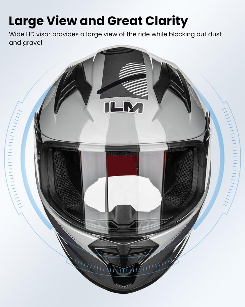 ILM Youth Kids Full Face Motorcycle Helmet DOT ECE Motocross ATV Dirt Bike Street Bike Helmet Model MF521 - Image 5