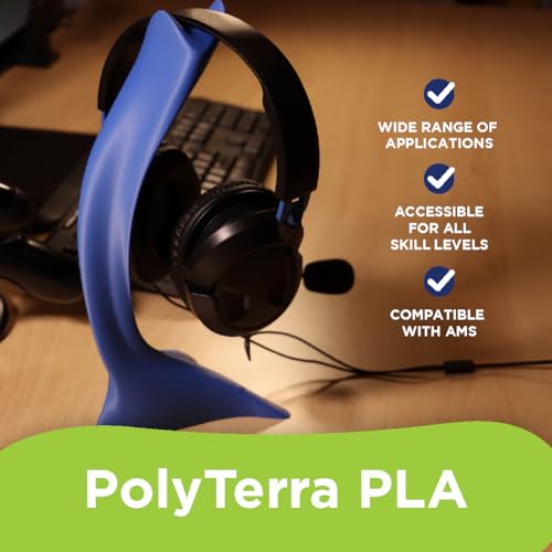 polymaker خيوط طباعة ثلاثية الأبعاد بوليمكر بوليتيرا مات PLA - تخفي خطوط الطبقات، سهلة الطباعة، متوافقة مع AMS، رائعة للنماذج، النماذج الأولية، الأدوات، تشطيب غير لامع، 1.75 مم بني خشبي 1 كجم - Image 4