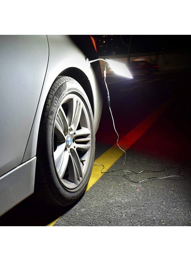 360 ديجري لايت مصباح عمل LED COB 300 واط 360 درجة مع جهاز تحكم عن بعد، قاعدة مغناطيسية فائقة السطوع 4000 لومن، مصباح إصلاح محمول يعمل ببطارية السيارة 12 فولت، حامل قابل للتعديل، 5 أوضاع إضاءة، مصباح تخييم خارجي قابل للتعتيم للطوارئ - Image 4