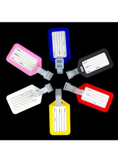Generic مجموعة بطاقات الأمتعة مكونة من 6 قطع من بطاقة هوية الاسم مع أقفال صغيرة ومفاتيح السفر وبطاقة تعريف الحقيبة وقفل الأمتعة  - Image 2