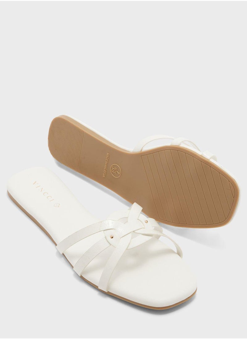 Vincci - Multi Strap Flat Sandals - Image 1