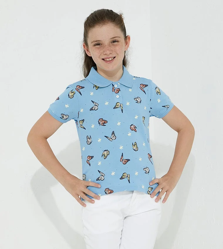BEVERLY HILLS POLO CLUB Printed Polo T-shirt