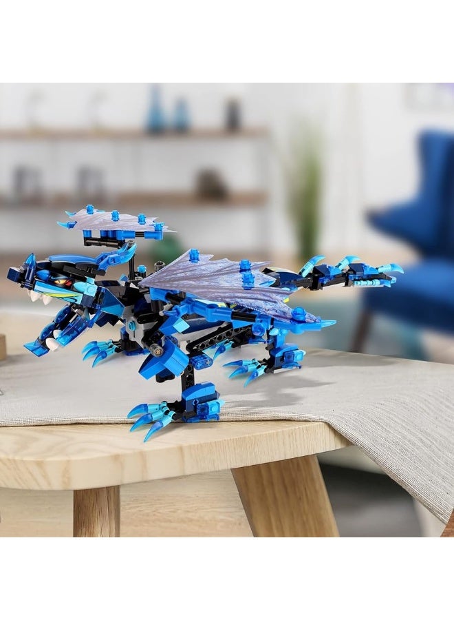 Sillbird Hurricane Dragon Building Kit, Remote & APP Controlled STEM Projects for Kids Age 8-12 Toys Gifts for Boys Girls Age 7 8 9 10 11 12 14-16+ (549 Pieces) - Image 1