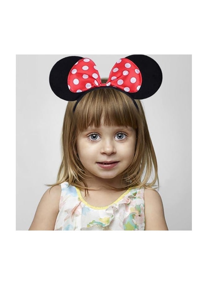 🎀 Minnie Mouse Costume Dress for Girls – Polka Dot Fancy Dress – Available in Sizes S, M, L (Ages 1–7 Years)  - Image 4