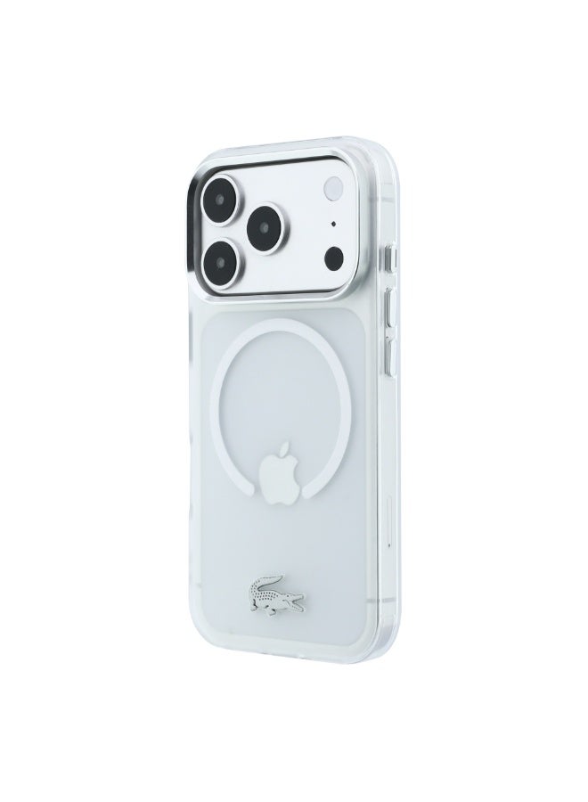 LACOSTE iPhone 18 Pro Max MagSafe Phone Case with Matte Frosted Finish, Hard IML Slim Protective Back Cover for iPhone - Image 2