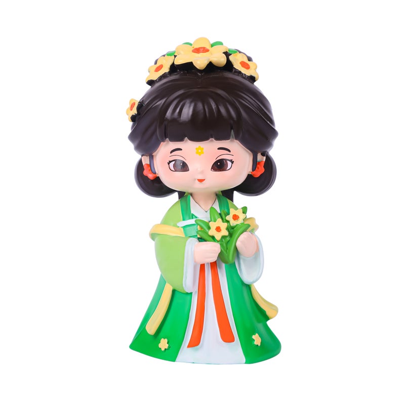 Blind Box of Twelve Flower Goddesses - Creative Ancient Chinese Style Hanfu Character Figurine Home Desktop Decoration Holiday Gift - Image 5