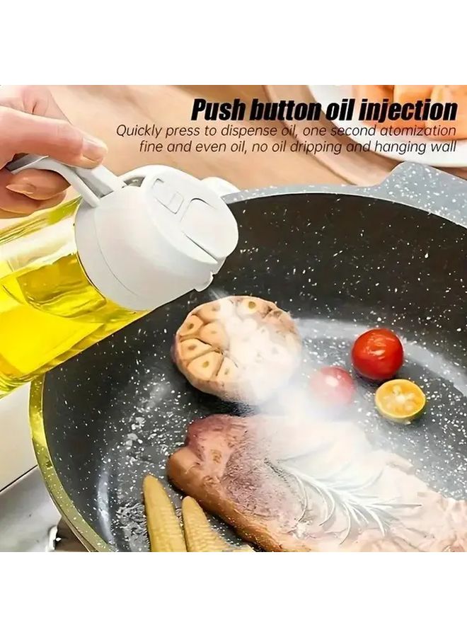 2 In 1 Oil Spray Bottle And Pourer With Precise Control Black Kitchen Dispenser - Image 5