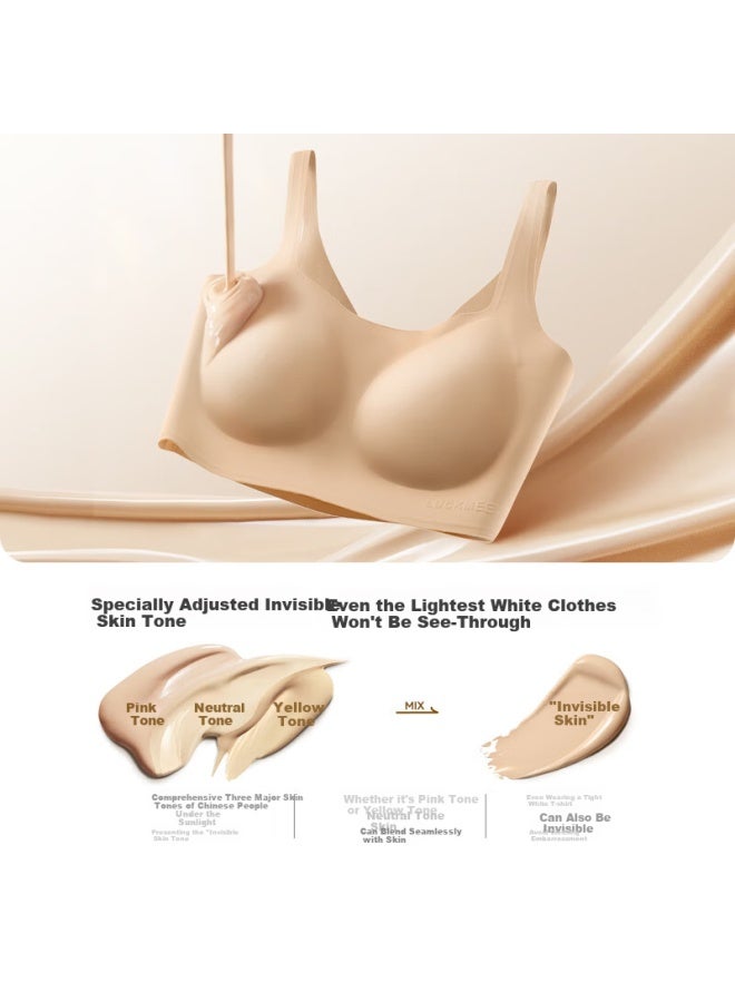 Luckmeey liquid Foundation Two-way Wear Women's Seamless Invisible Size-free Wire-free Bra - Image 2