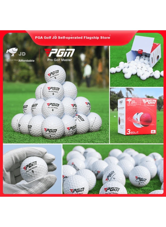 Pgm Golf Three-layer Tournament Balls 48-pack High-performance High-spin - Image 3